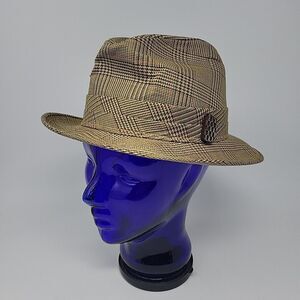 Vintage Fedora Hat United Hatters Cap & Millinery Workers Made In USA Mens sz 7